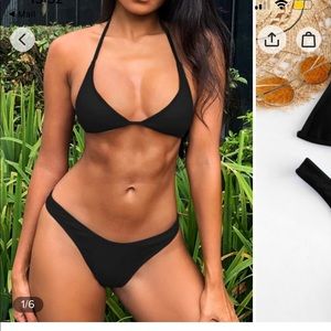 ZAFUL Ribbed High Leg Bikini